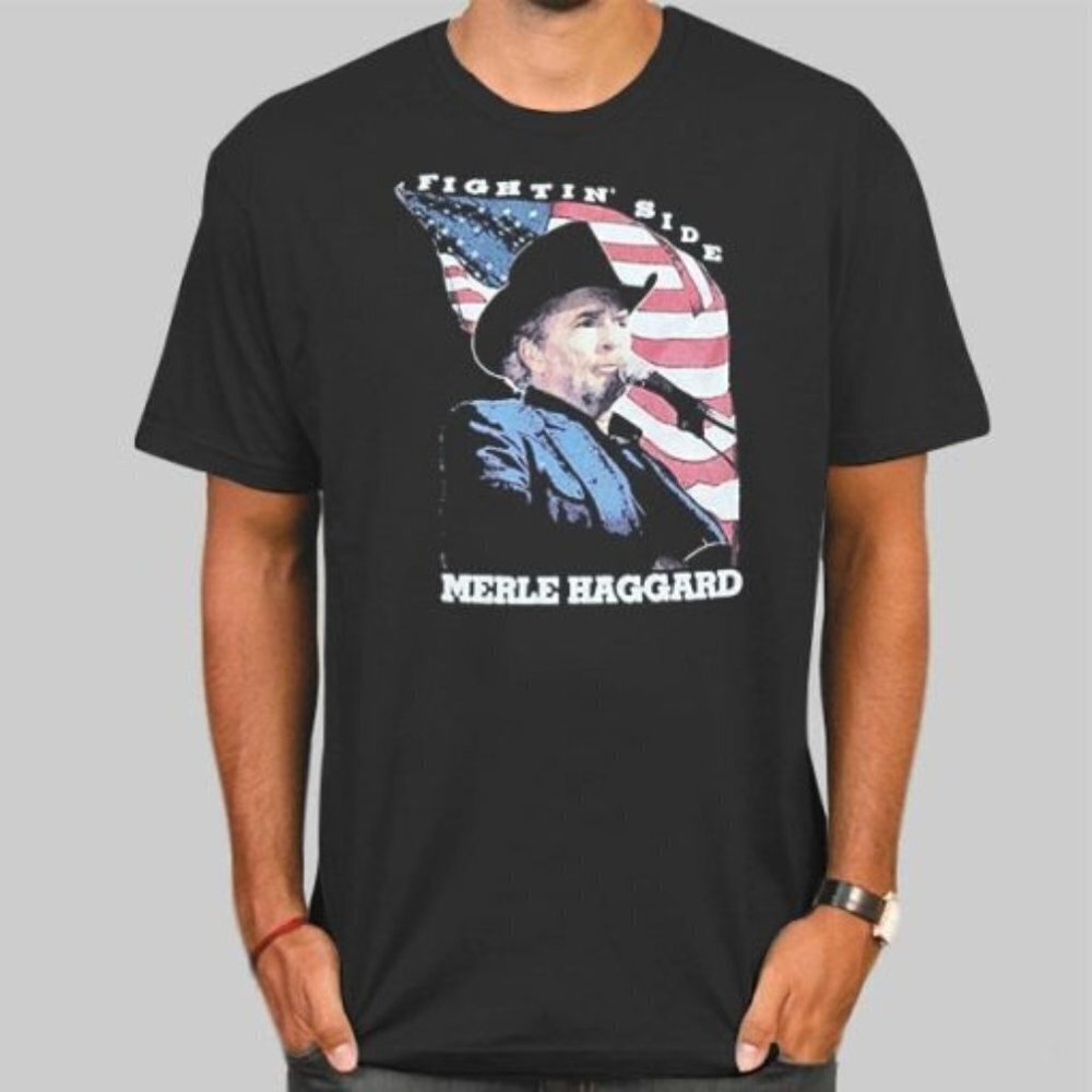 Fightin Side Merle Haggard T Shirts